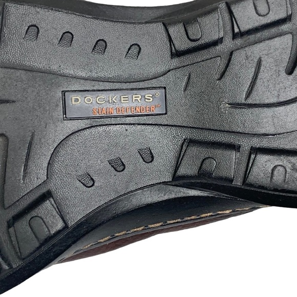 Men’s Dockers Stain Defender Lace Up Chocolate Brown Oxford Size 12 - Picture 9 of 10